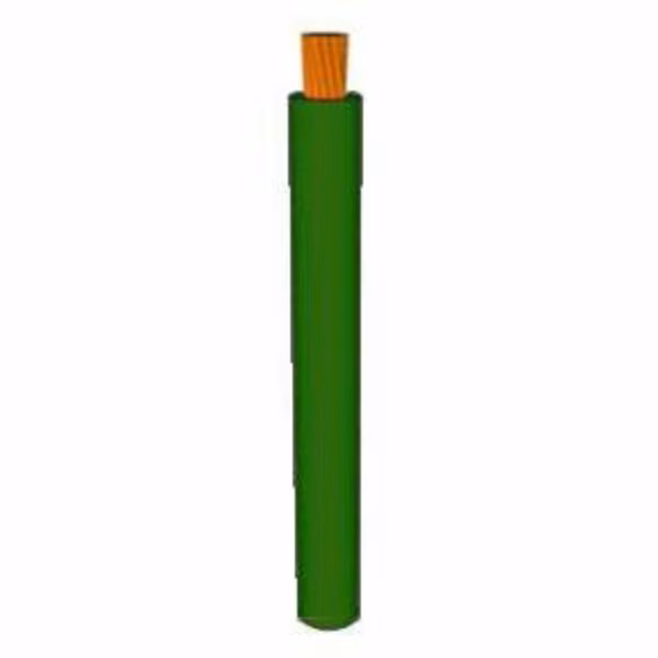 Primary Wire, SXL, 20 AWG, Copper, Dark Green, XLPE Jacket, Stranded